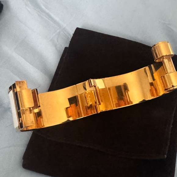 Hermes Enamel Hinged Bracelet - Size PM - Picture 7 of 8